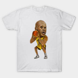 LA Shaq Caricature T-Shirt